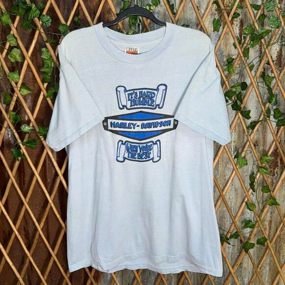 Vintage 1970s harley davidson J Corvallis Oregon t-shirt